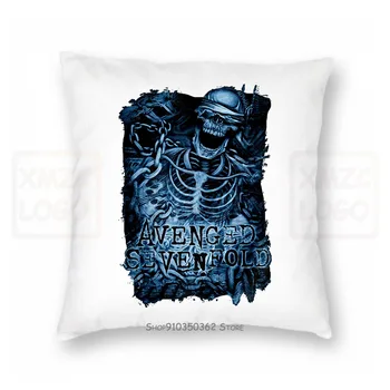 

Avenged Sevenfold Chained Skeleton Black Pillow case Large Women Men