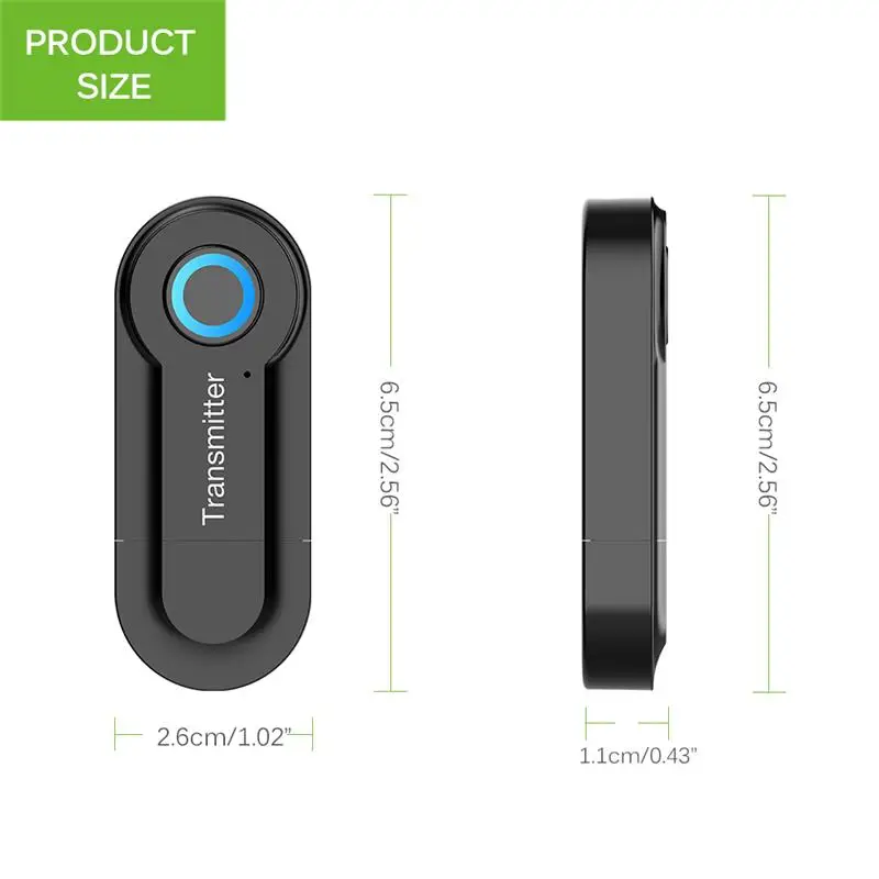 Беспроводной Bluetooth передатчик аудио адаптер Bluetooth стерео аудио передатчик BT09B адаптер для наушников для автомобиля ТВ компьютера