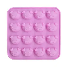 3D Pig Silicone Mold Chocolate Mould Candy Maker Fondant Sugarcraft Jelly Tray Cake Decorating Tools Baking Tools Cookie Cutter