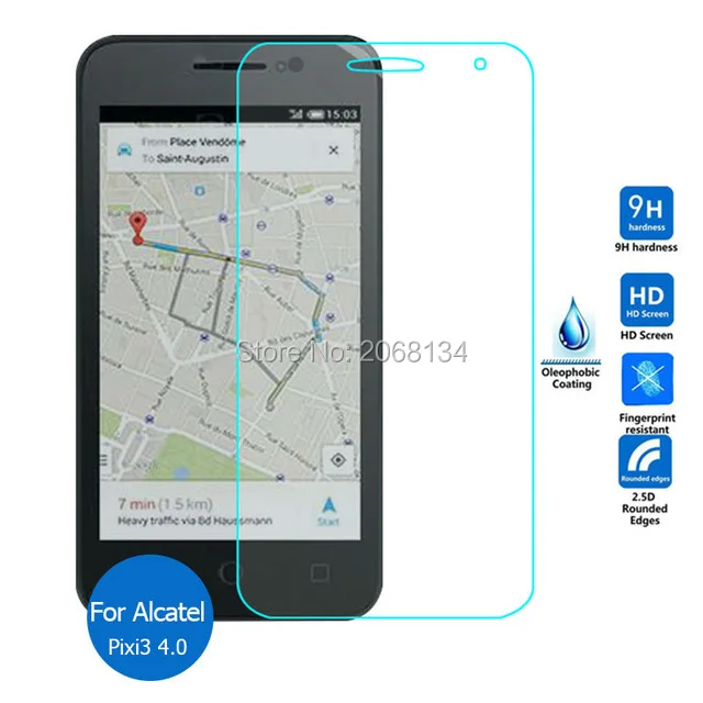 Для Alcatel One Touch Pixi 3 4 0 защитная пленка из закаленного стекла с уровнем твердости 9H