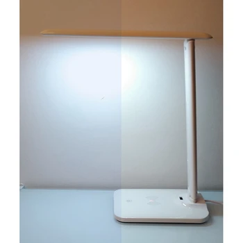 

LED Desk Lamp Table Lamp Dimmable Reading Lamp Office Lamp + Phone Charger 5W