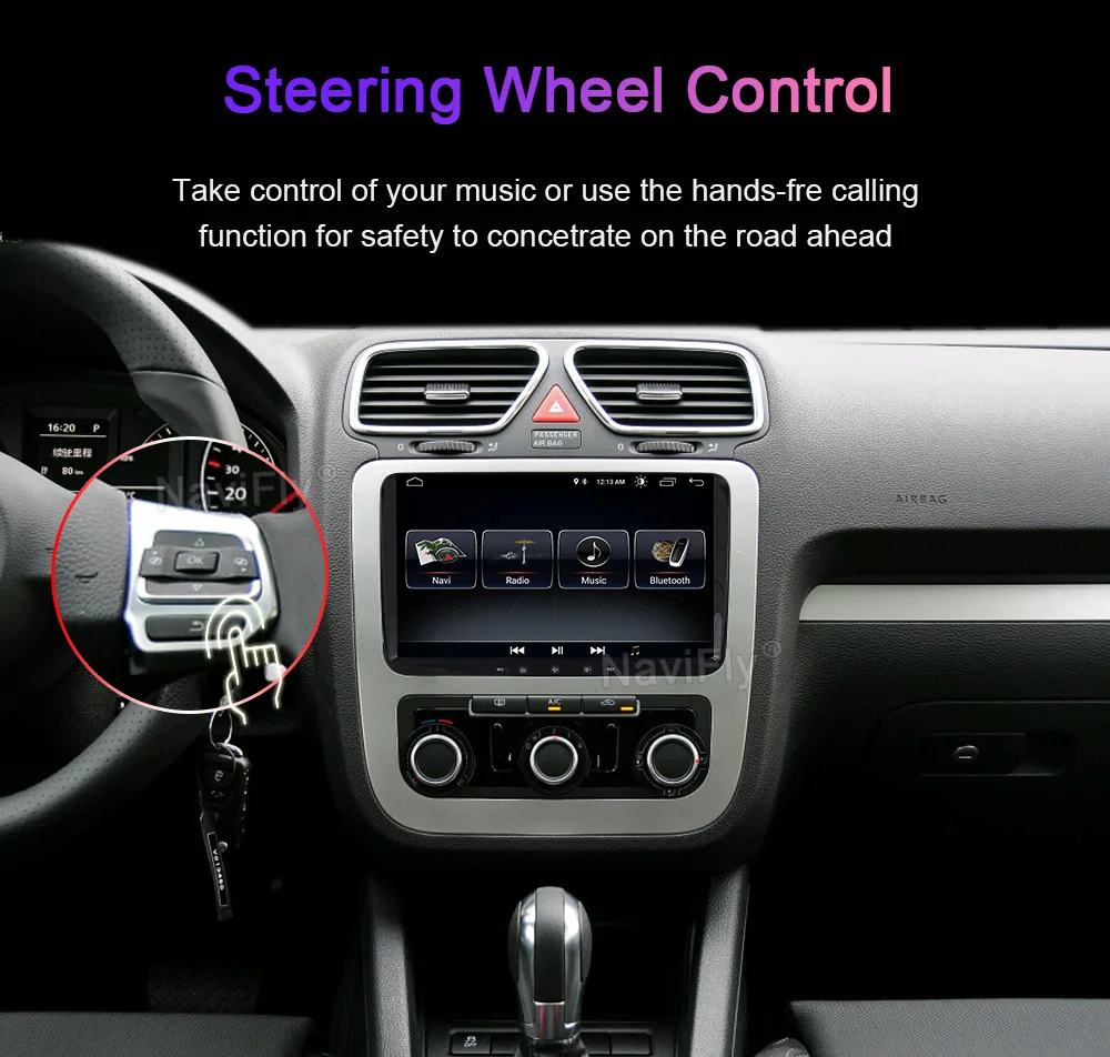 NaviFly TDA7851 Android 8,1 автомобильный мультимедийный плеер для Mercedes/Benz Clk W209/W203/W168/W163 Viano/W639 DVD gps WI-FI CANBUS