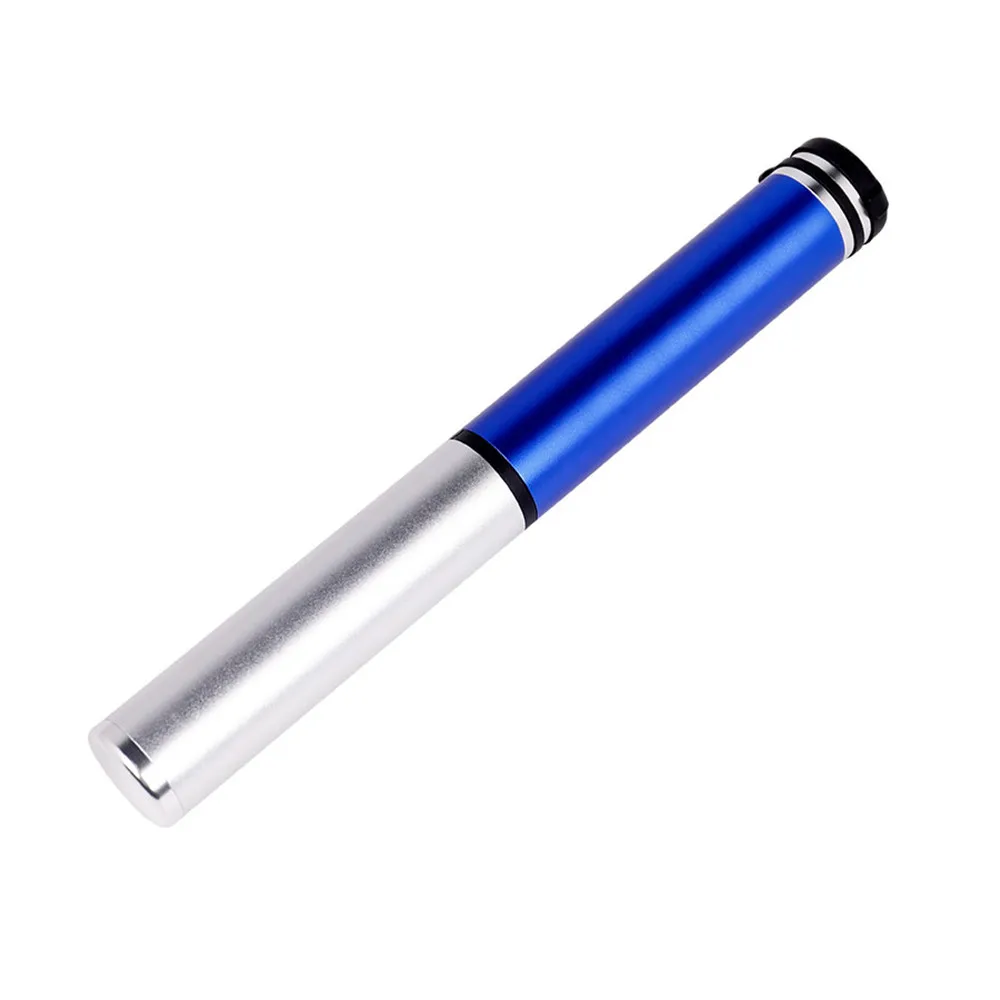 Blue KONGYIDE мини-насос для велосипеда, насос для шин, гибкая трубка, алюминиевый сплав, для горной дороги, велосипеда, воздуха, велосипедная шина, ручной насос давления - Цвет: Blue