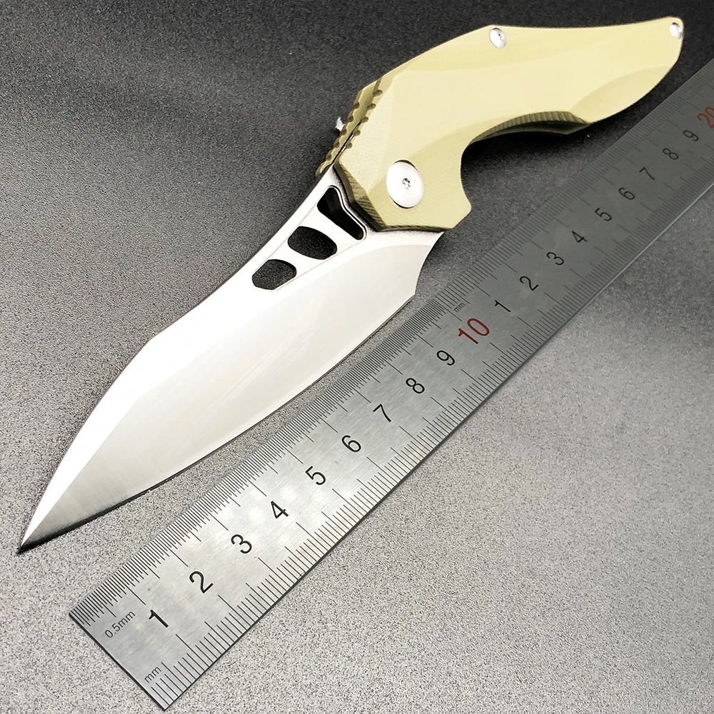 

BMT Camping Tactical Folding Knife D2 Steel Blade G10 Handle Two Colors Outdoor Camping Survival Hunting Knives EDC Tools Knife