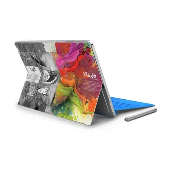 

Colorized Brain Laptop Skins for Microsoft Surface Pro 4 Pro 5 Back Cover Anti-Dust PVC Stickers for Surface Pro 6 Shell Skin