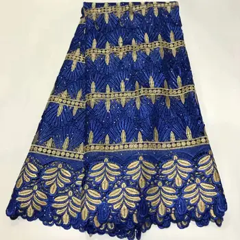 

African Lace Fabric 2020 High Quality Lace Nigerian Lace Fabric With Stones Embroidery Tulle French Lace for Women dress