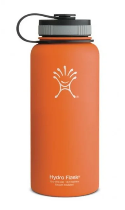 ss bottle Нержавеющая сталь бутылка для воды гидро колба бутылка для воды с вакуумной изоляцией широкий рот Путешествия Портативная термальная бутылка 32 унции/40o - Цвет: ss bottle