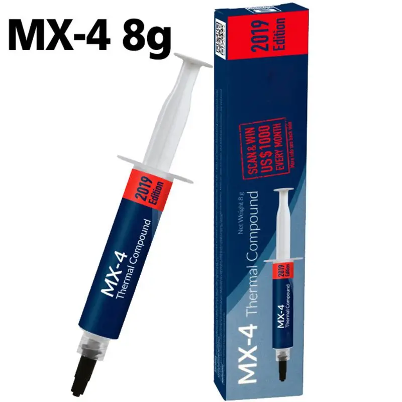 MX-4, 2 г, 4 г, 8 г, 20 г, профессиональная термопаста Для процессора INTEL, термопаста, горячая распродажа