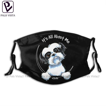 Shih Tzu Dog Mouth Face Mask Love Facial Fashion Funny 