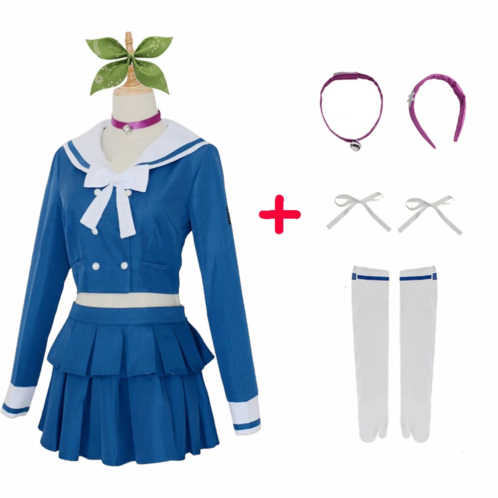 Daliclown Anime Danganronpa V3 Killing Harmony Tenko Chabashira Cosplay Costume Women Blue School Uniform Outfit Dress Sailor Suit -Zentai shop online Hfd1fa0bf018241099fc5bb7fabd29164o.jpg