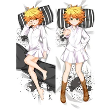 

The Promised Neverland Dakimakura Pillow Case Double-sided Anime Emma Body Pillowcase Otaku Female Hugging Pillowcase