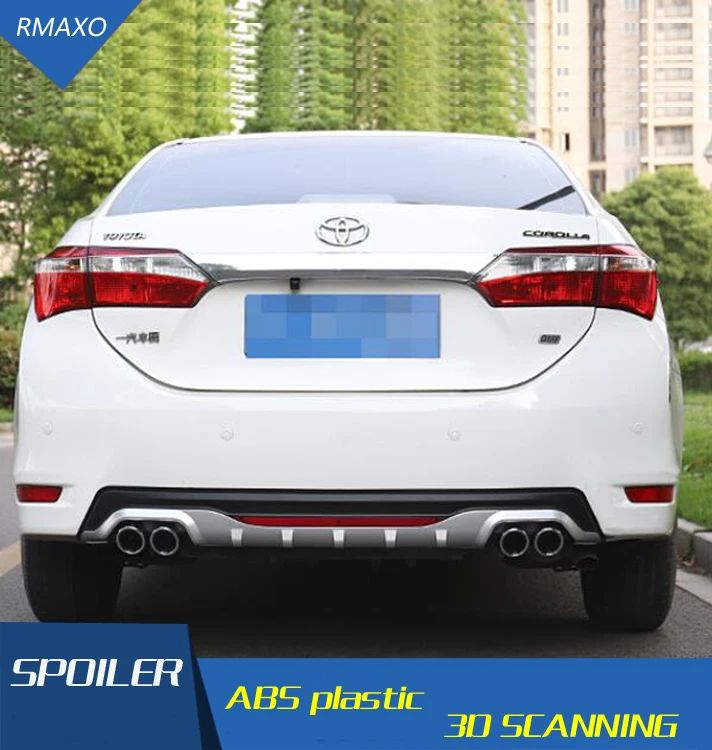 Задний спойлер для Toyota Corolla 2014-2016 задний заднего бампера A ABS | Автомобили и