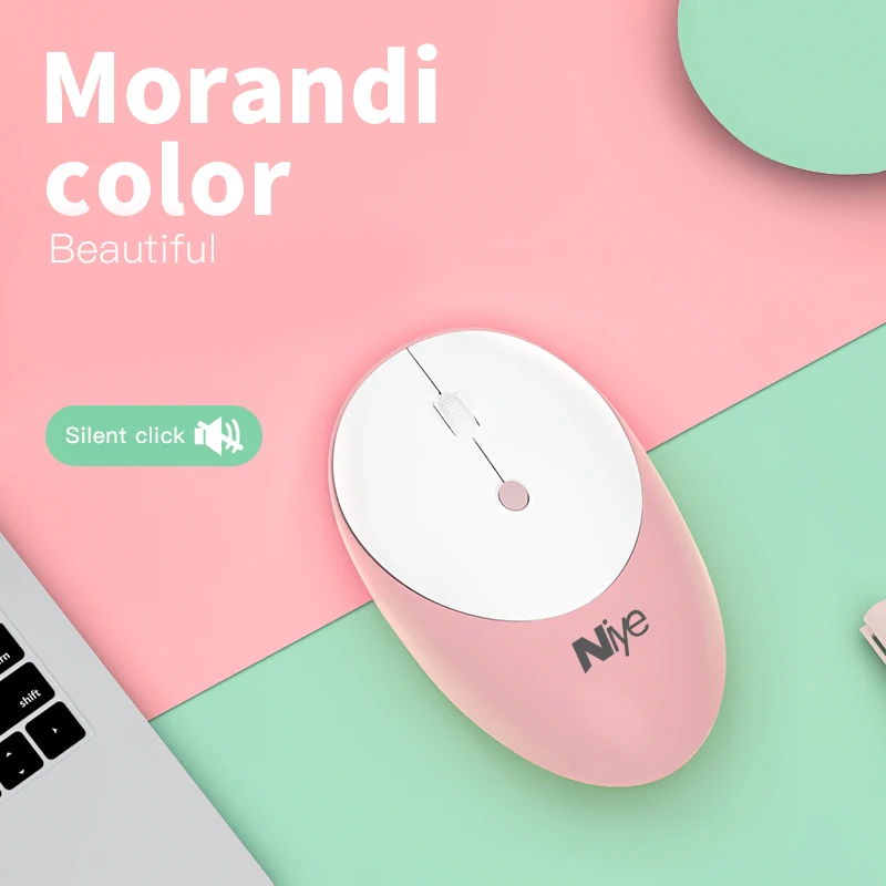 Мышь компьютерная беспроводная Бесшумная эргономичная 2 4 ГГц|Мыши| |