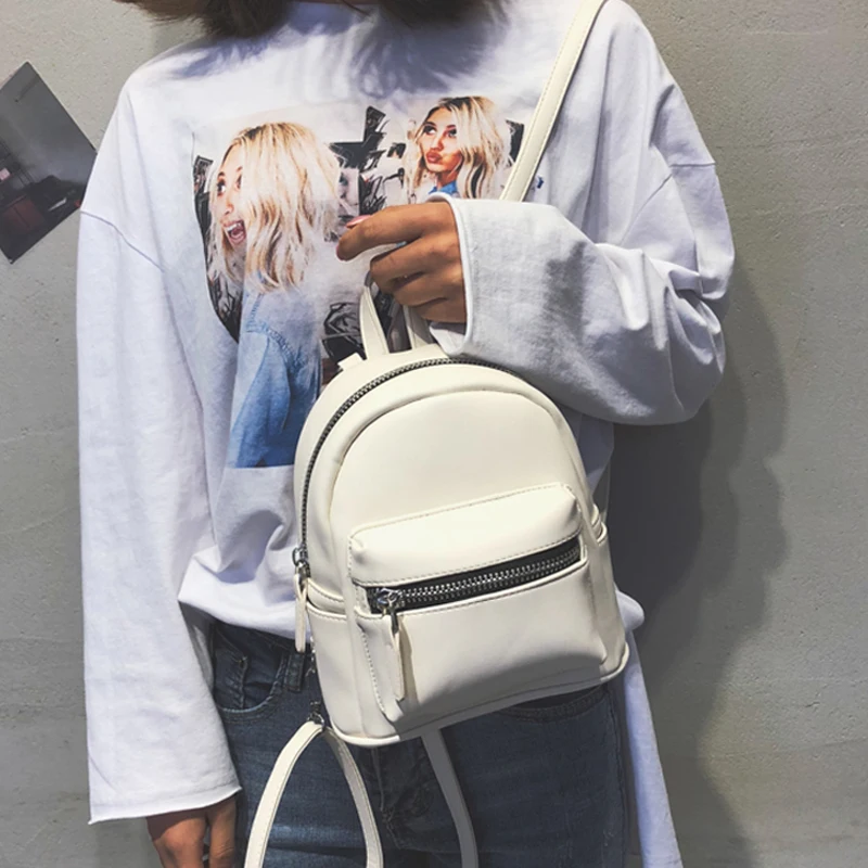 Новый женский мини-рюкзак модные кожаные рюкзаки для девочек-подростков
