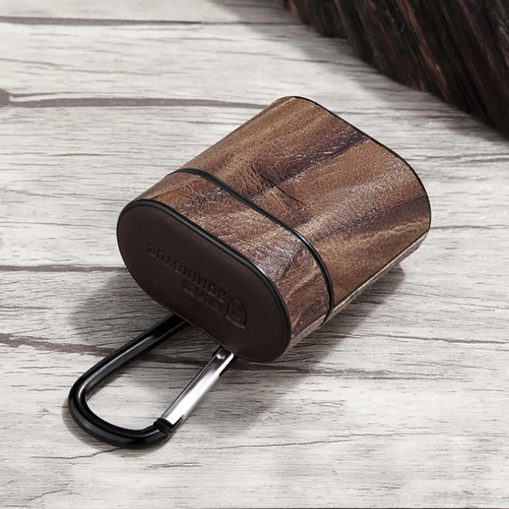 JINSERTA чехол из натуральной кожи для Flypods/Freebuds 2 Портативный защитный чехол с антиутерянной пряжкой для Flypods/Freebuds2 pro