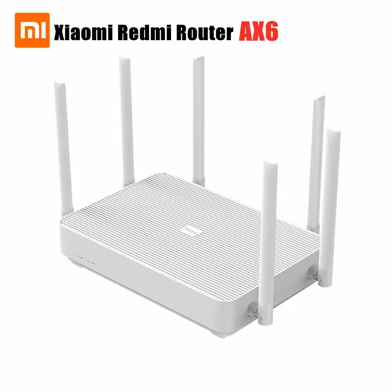 Новый роутер Xiaomi Redmi AX6 WiFi 6 ядерный 512M сетчатый домашний IoT усилитель сигнала 2 4G 5