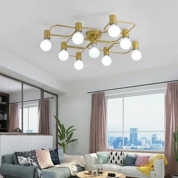 

led light chandelier lighting lamparas de techo colgante moderna lustres hanglampen nordic decoration home lamparas de techo