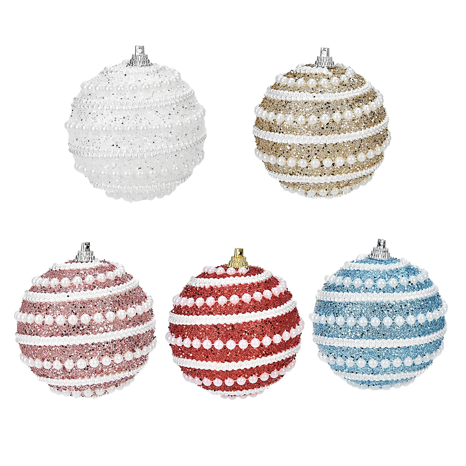 

Rhinestone Glitter Balls Hanging Ornaments Party Wedding Decoration For Home Outdoor Foam Balls Ornaments