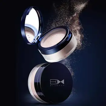 

BLUEMAN Oil Control Face Makeup Mineral Cosmetics Foundation Loose Powder For Men
