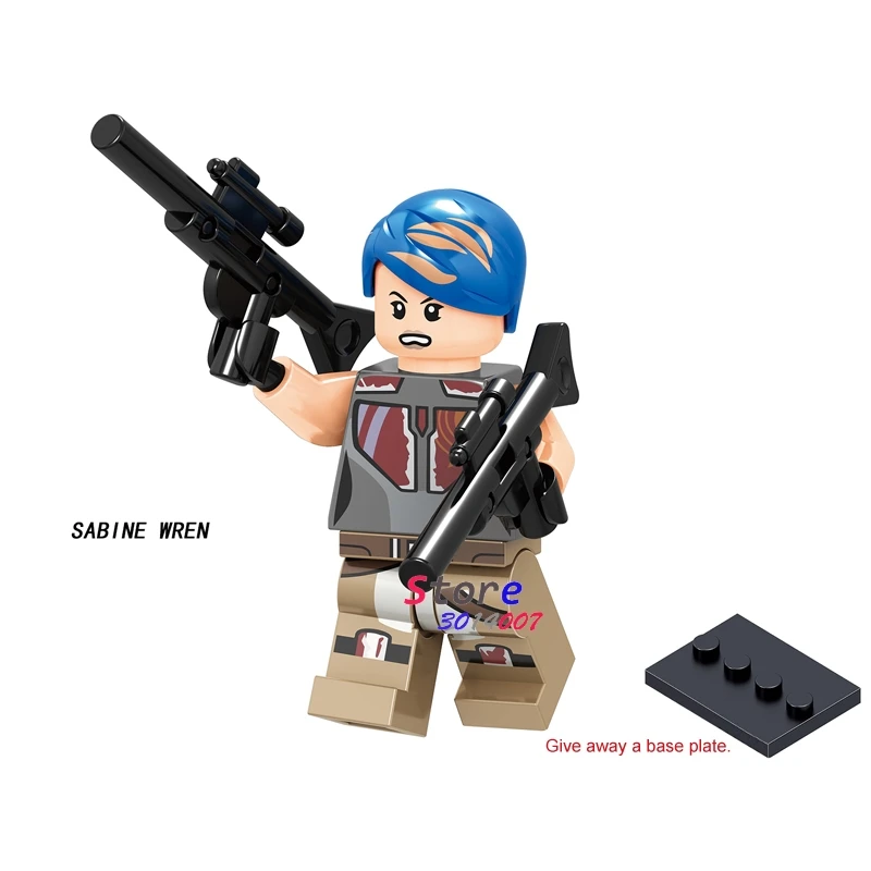 JC026 Одиночный Sergeant Maz Kannata Snoke Pong Krell Строительный Блок игрушка для детей фигурки - Цвет: JC026