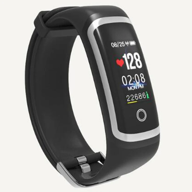 HKBZ 0.96inch Smart Bracelet M4 Heart Rate Monitor Fitness Tracker Watch Color Screen Call Reminder Wristband man | Электроника