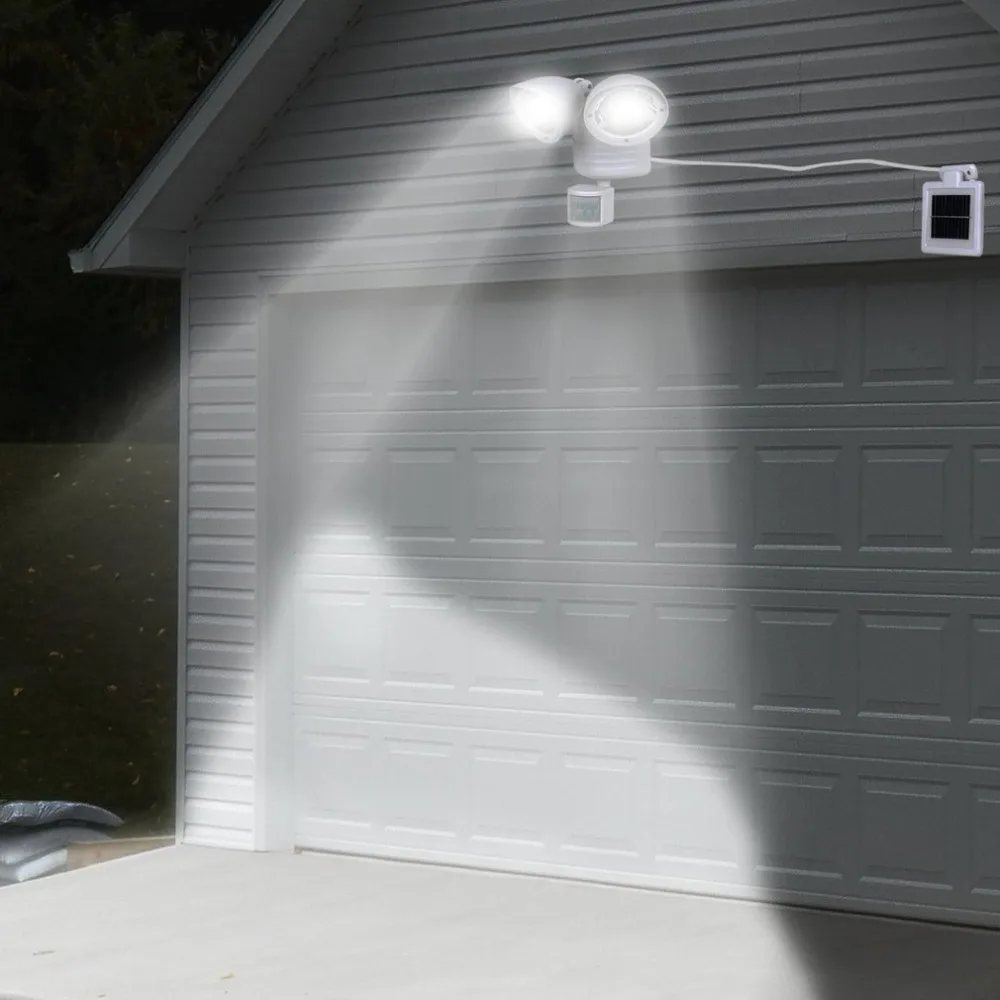 

22 LED PIR Detector Solar Security Lamp Solar Spot Light Motion Sensor Floodlight Outdoor Lighting for Garden Yard White Black