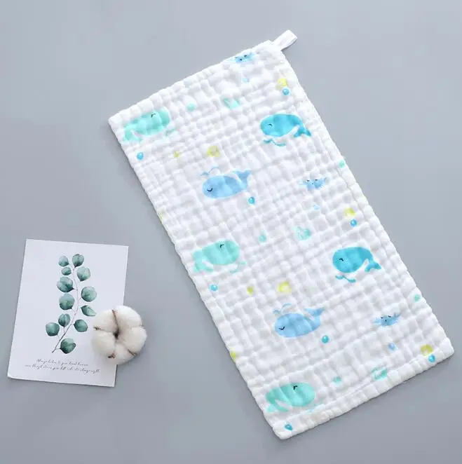Полотенца для новорожденных полотенце для лица полотенце Марлевое Хлопковое полотенце s для детей кормящих детей Банные вещи удобные YGH002 - Цвет: YGH002F