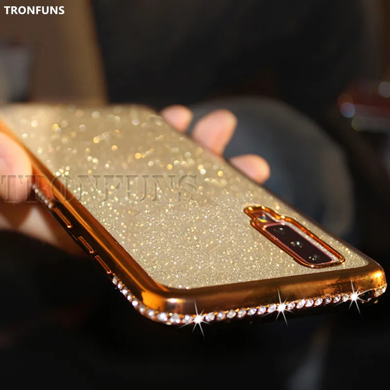 Чехол для iPhone 7 8 роскошный блестящий чехол со стразами X XR XS Max 6S Plus шикарные Чехлы