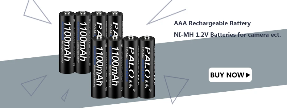 PALO 8 шт. AA 3000mah Ni-MH 1,2 V перезаряжаемые батареи aa батарея аккумуляторная батарея+ aaa/aa lcd dispay зарядное устройство