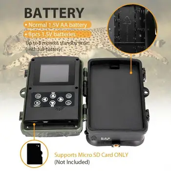 

Multifunctional 1080p HD 16MP Camping Photography IR Hunting Camera Hunting Camera Night Vision Animal Trail Camera Take Photo