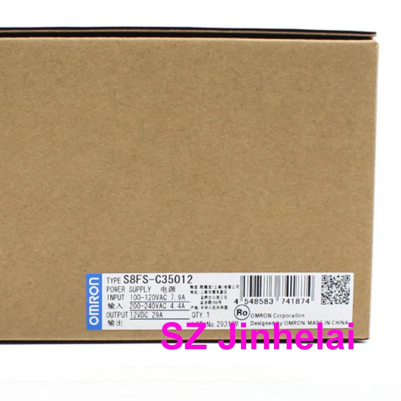 OMRON S8FS-C35012 аутентичный импульсный источник питания 350 Вт 12VDC 29A(можно заменить S8JC-Z35012C
