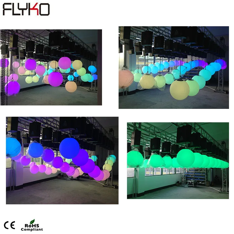 Вверх вниз полноцветный RGB DMX сценический кинетический магический шар подвесной Лифт мяч со светодиодом для событий
