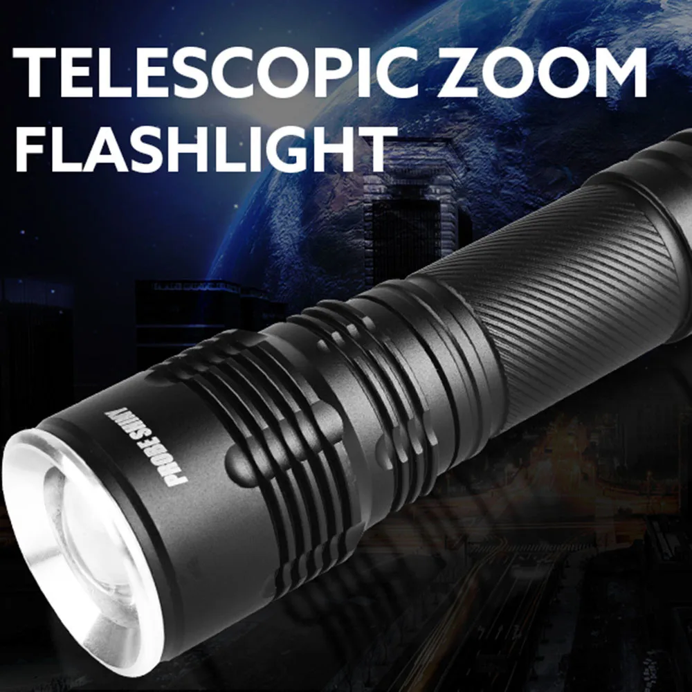 Limited Chance of  PROBE SHINY 5000LM XM-L LED T6 Super Bright 18650 Flashlight Torch 5 Modes