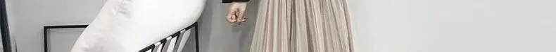 8866# бархатная юбка совместных Сетчатое платье, эластичный пояс плиссированная юбка средней длины платье напрямую от производителя