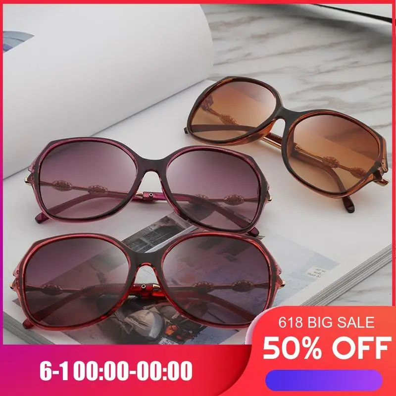 

Diamond big frame sunglasses Brand designer Elegant fashion Noble shade Women's sunglasses Summer travel outdoor glasses Erilles