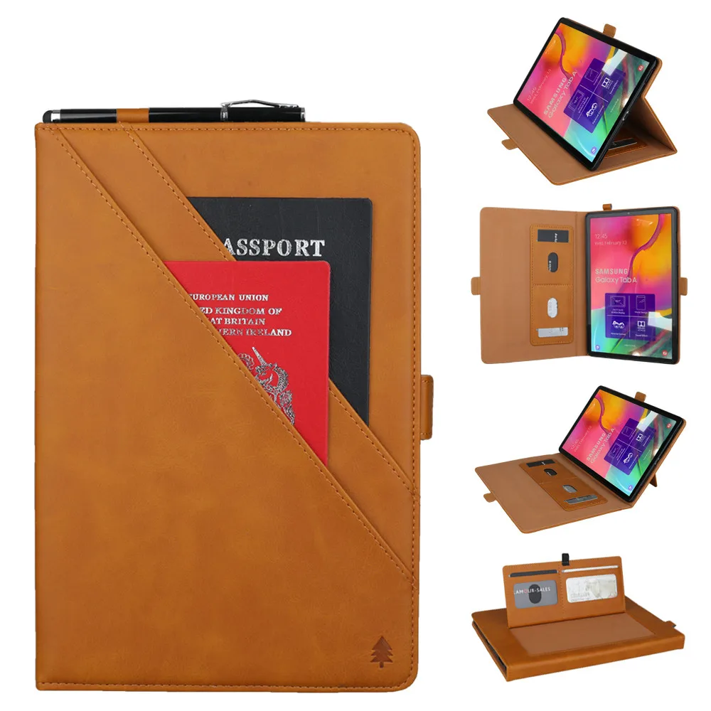 Для samsung Tab A 10,1 T510 T515 вращающийся Флип-Стенд кожаный чехол для Galaxy Tab A T510 T515 10,1 дюймов чехол для планшета+ ручка