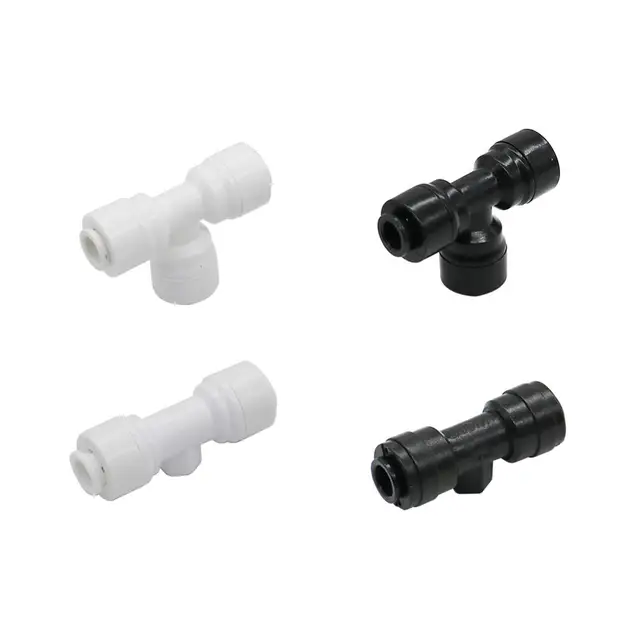 1/4 "Nincs Csat Csúszászár Gyors Csatlakozók Alacsony Nyomású Ködös Fúvókák Rendszercsatlakozó Adapterek Fekete Fehér Színű Opcionális 5Db - Image 3