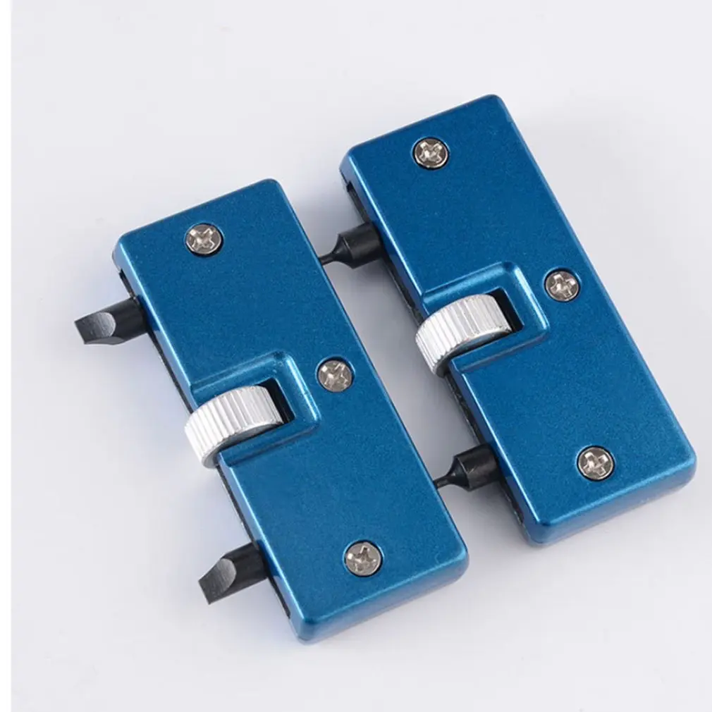 Portable Two-Legged Large Mouth Repair Table Tool Open Meter Opener Cover Double Head Open Table Cover 2019 Blue Color