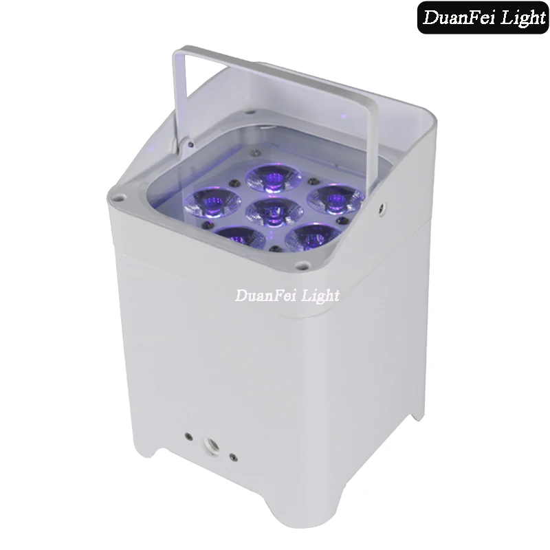 Высокий яркий светодиодный par 6x18 Вт rgbwa uv 6в1 батарея led wifi размытый свет пульт