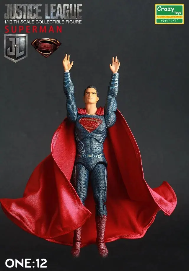 

Excellent Man Crazy Toys Film Version of Superman Iron And Steel Man of 6-Inch Joints Super Cute Cartoon