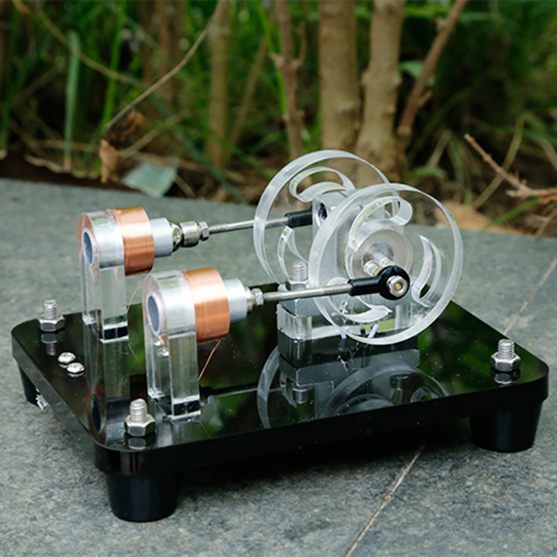 Новая горячая Старк DIY двойная катушка бесщеточный мотор зал электрическая машина физическая модель для эксперимента