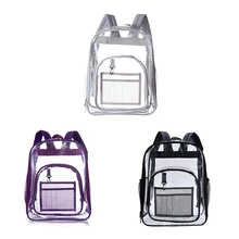 Transparent Movement Student Transparent Backpack Schoolbag Environmental Protection And Safety Visible Inside