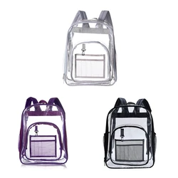 Transparent Movement Student Transparent Backpack Schoolbag Environmental Protection And Safety Visible Inside