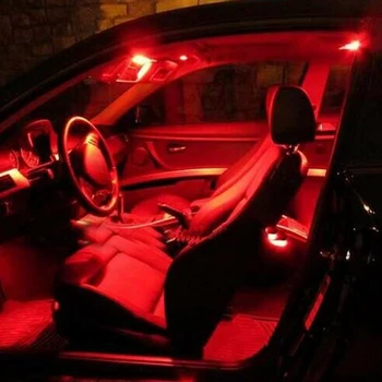 

Accessories Car Lights Parts Replacement 13x Red LED Interior Package Kit