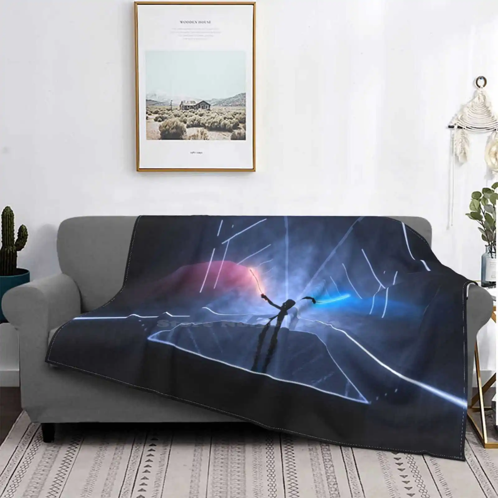 Beat Saber Art Print La Migliore Vendita Room Coperta Di Flanella Per Uso Domestico Beat Saber Beat Bs Aber Aber