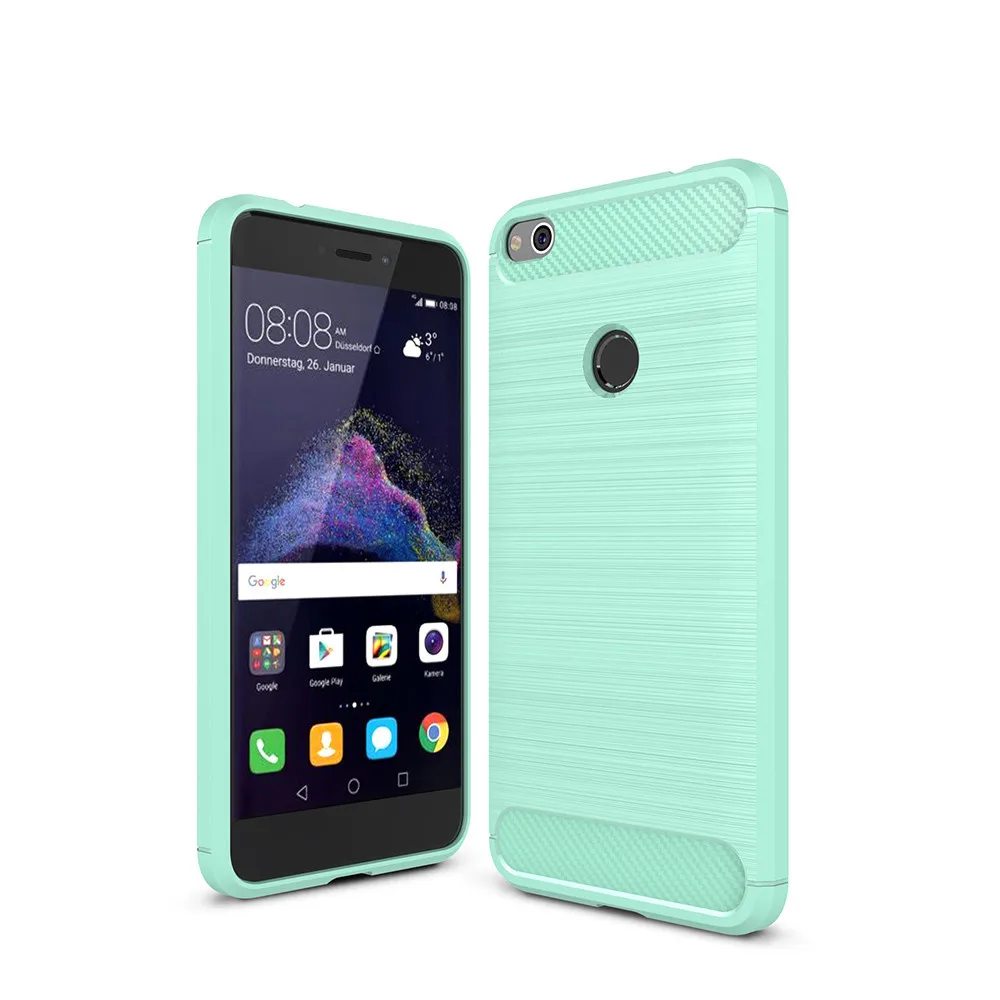 Mint Green Популярный модный роскошный мягкий защитный чехол тонкий чехол для Huawei P8() абсолютно и высококачественный ZQ11 - Цвет: Mint Green