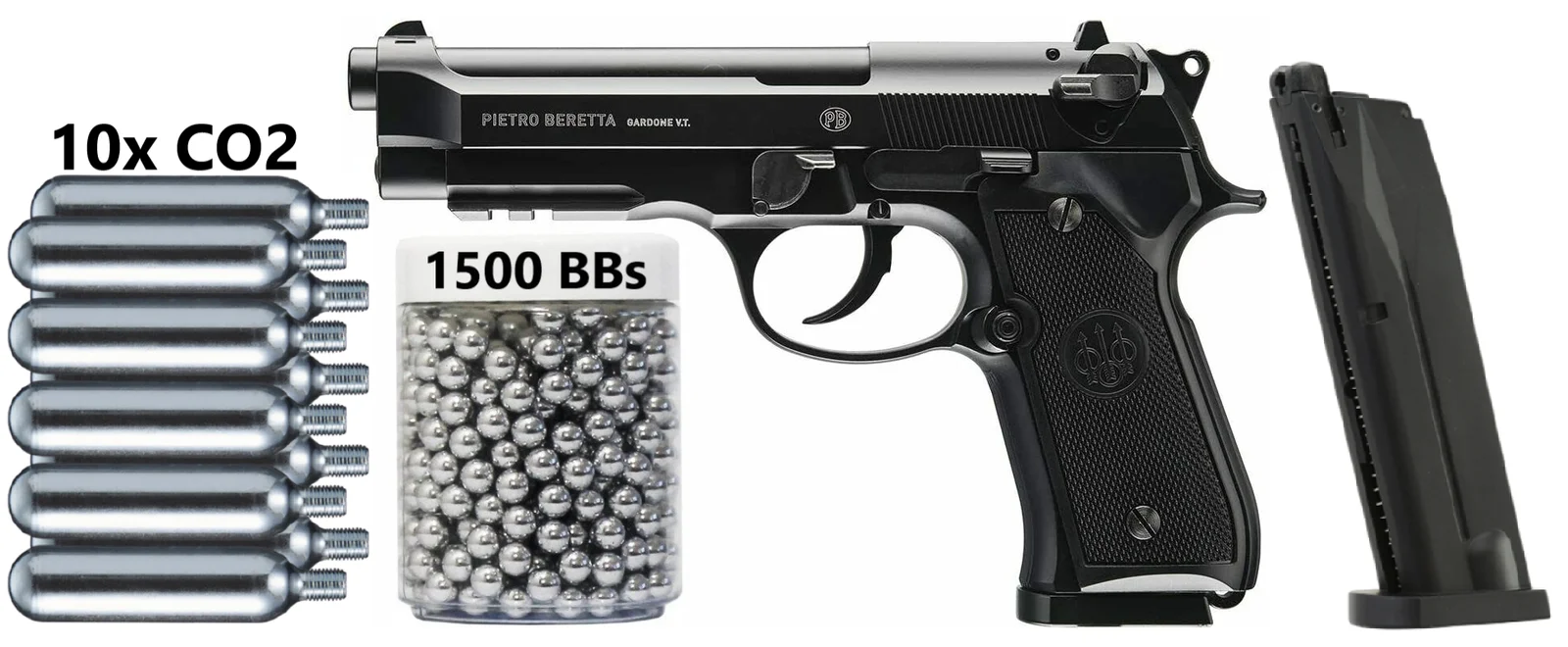 Umarex Beretta M92 A1-полностью автоматическая подача. 177 CO2 BB Воздушный пистолет-310 FPS