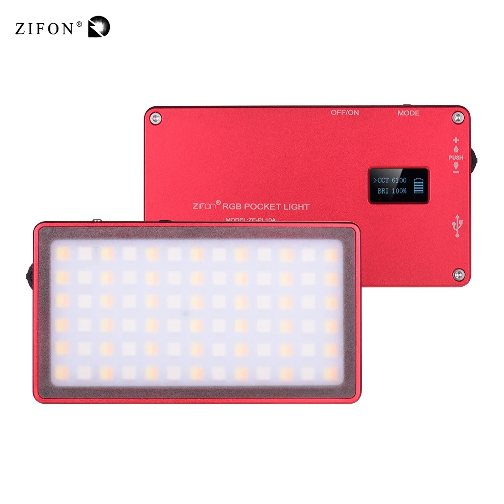 Светодиодная панель ZIFON для видеосъемки с регулируемой яркостью 2500 7000