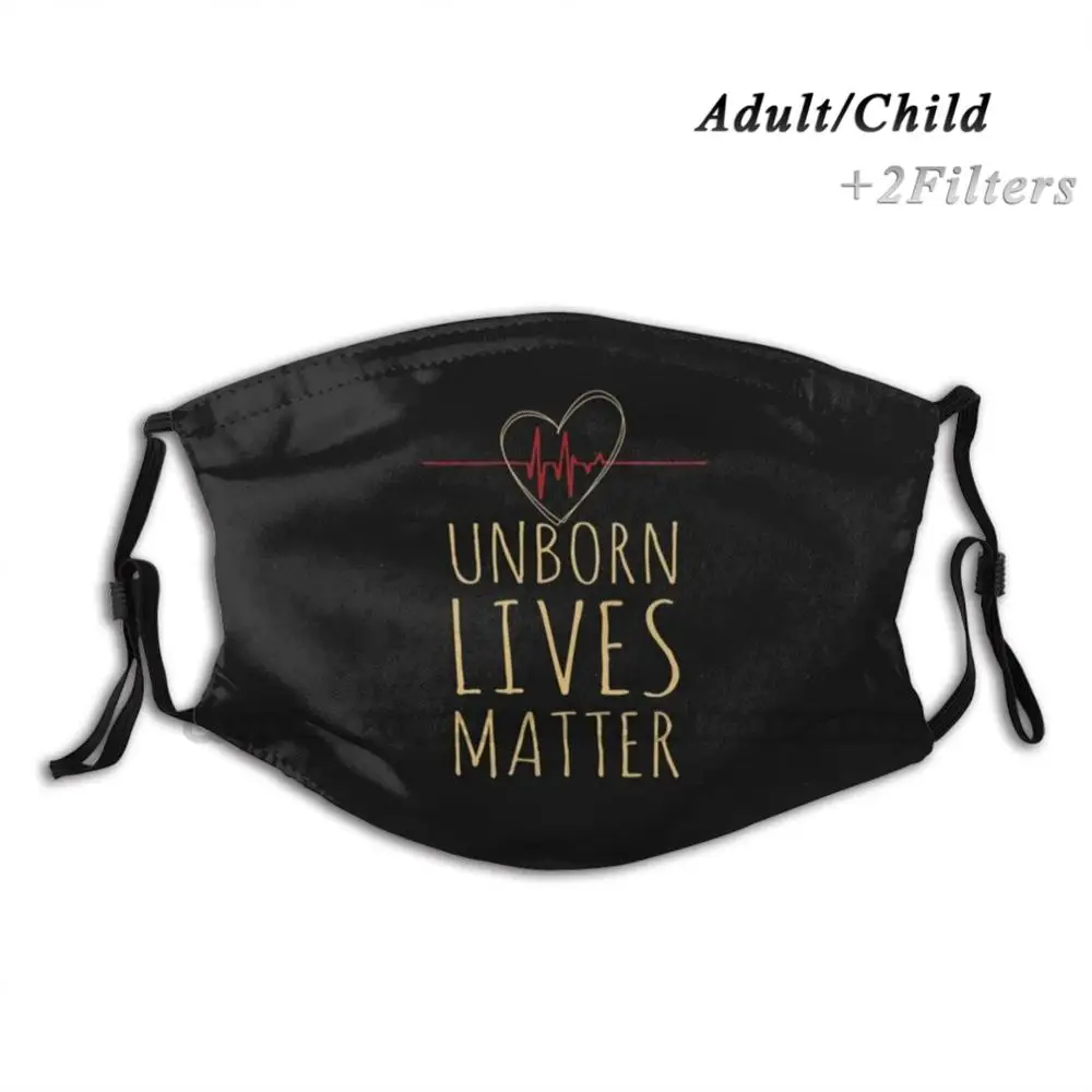 Будущего живет материя &quotкардиограмма сердца печати многоразовый Pm2.5 фильтр Diy