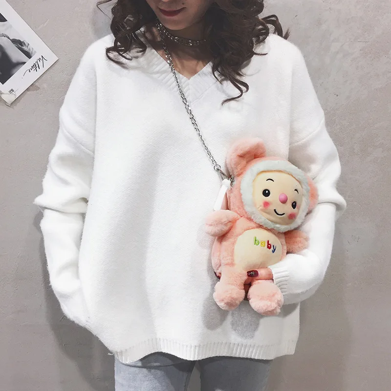 

INS Versitile Fashion Cute Small Bag 2019 Autumn And Winter New Style Western Style Popular Non-mainstream Students Chain Should